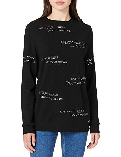 KEY LARGO Damen WKN PLAN Pullover, Black (1100), L von KEY LARGO