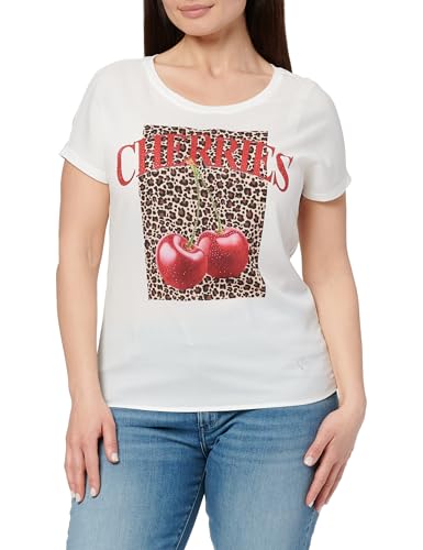 KEY LARGO Damen WT Dessert Round T-Shirt, Offwhite (1001), X-Large von KEY LARGO