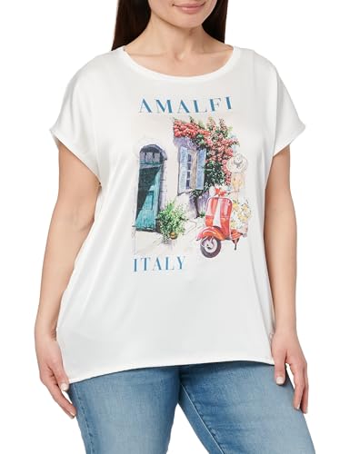 KEY LARGO Damen WT Italy Round T-Shirt, Offwhite (1001), Large von KEY LARGO