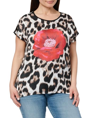 KEY LARGO Damen WT Velvet Round T-Shirt, Black (1100), X-Large von KEY LARGO