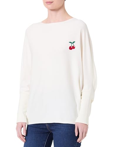 KEY LARGO Damen Women WKN Taste Round Pullover, Offwhite (1001), Large von KEY LARGO