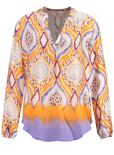 KEY LARGO Damen Yoko v-Neck Bluse, orange (1390), X-Large von KEY LARGO