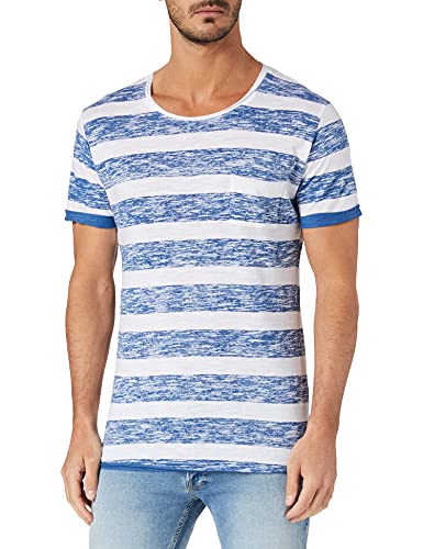 KEY LARGO Herren MT Airflow Round T-Shirt, Blau, 3XL von KEY LARGO