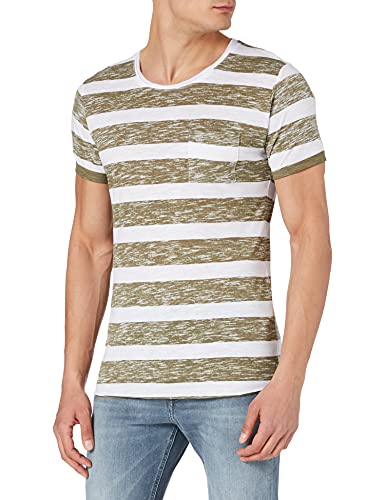 KEY LARGO Herren Airflow Round T-Shirt, Oliv, S von KEY LARGO