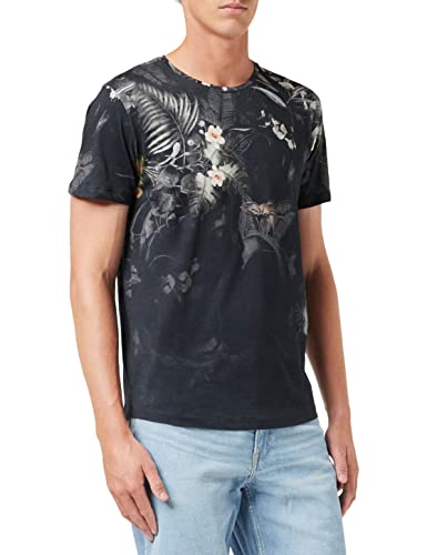 KEY LARGO Herren Amazonas Round T-Shirt, Black (1100), L von KEY LARGO