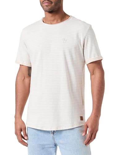 KEY LARGO Herren Arrow Round T-Shirt, beige (1004), M von KEY LARGO