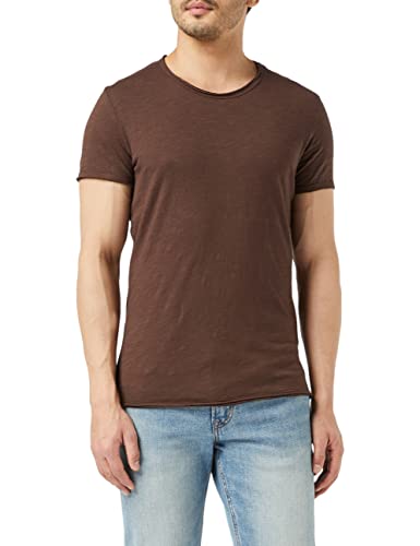 KEY LARGO Herren Bread New Round T Shirt, Hot Fudge Brown (1619), M EU von KEY LARGO