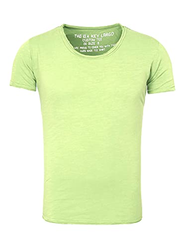 KEY LARGO Herren Bread New Round T-Shirt, Sharp Green (1530), S von KEY LARGO