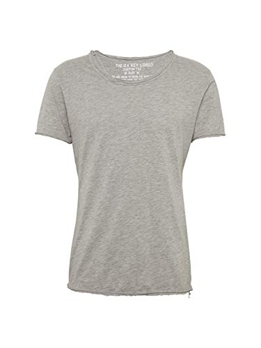 KEY LARGO Herren Bread New Round T-Shirt, Silver Mel. (1108), M von KEY LARGO