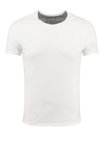 KEY LARGO Herren Bread New Round T-Shirt, White (1000), L von KEY LARGO