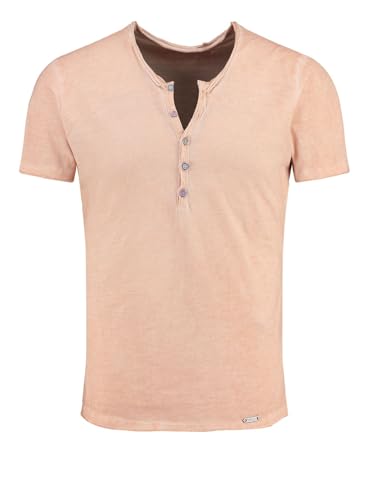 KEY LARGO Herren Lemonade Button T-Shirt, Sepia Rose (1339), M EU von KEY LARGO