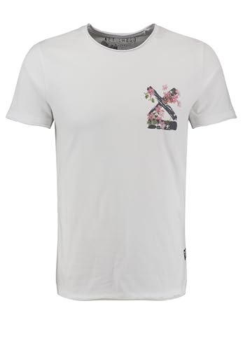 KEY LARGO Herren KLSUMMER Splash Round T-Shirt, White (1000), M von KEY LARGO