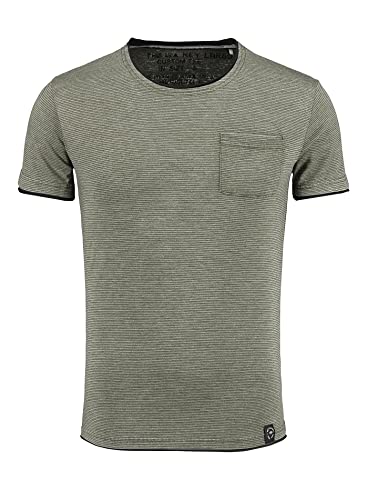 KEY LARGO Herren MT Karl-Heinz Round T-Shirt, Forest Green (1538), M von KEY LARGO