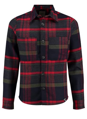 KEY LARGO Herren Klzermatt 1/1 Checks Hemd, Anthra (1101), 3XL EU von KEY LARGO