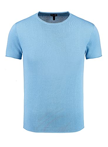 KEY LARGO Herren LUKAKU Round T-Shirt, Aqua Blue (1209), XXL von KEY LARGO