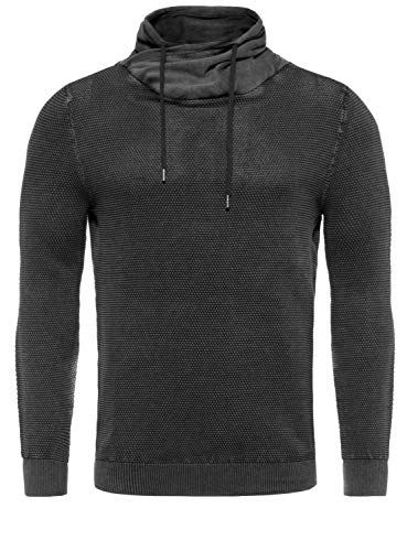 KEY LARGO Herren Lech Tube Pullover, Anthra (1101), L von KEY LARGO