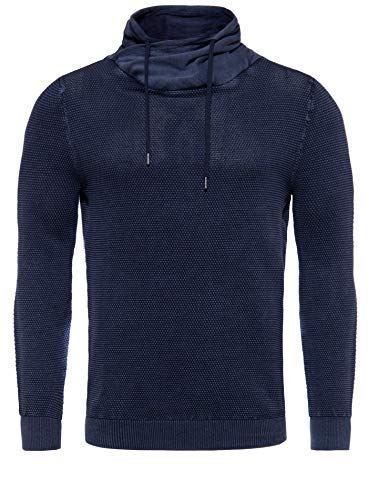 KEY LARGO Herren Lech Tube Pullover, Navy (1200), S von KEY LARGO