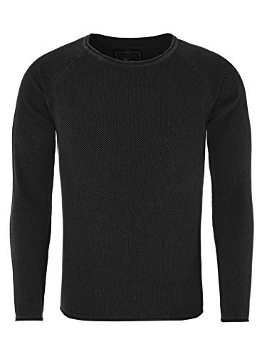 KEY LARGO Herren MST Thomas Pullover, Anthrazit, 3XL von KEY LARGO