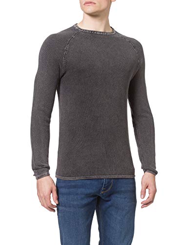 KEY LARGO Herren MST Thomas Pullover, Anthrazit, M von KEY LARGO