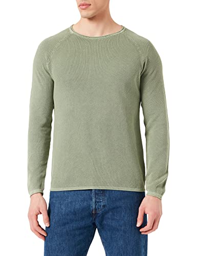 KEY LARGO Herren MST Thomas Pullover, Light Olive (1536), 3XL von KEY LARGO