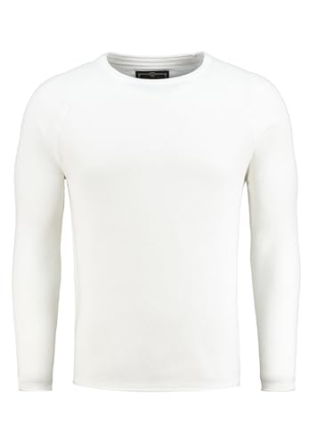 KEY LARGO Herren MST Thomas Pullover, Offwhite (1001), XXL von KEY LARGO