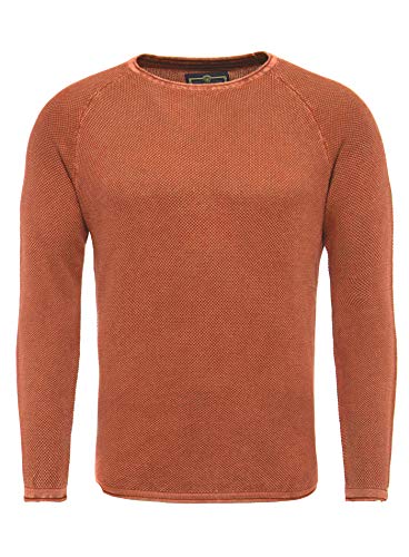 KEY LARGO Herren MST Thomas Pullover, Burned orange (1397), M von KEY LARGO