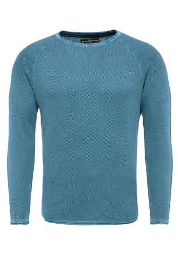 KEY LARGO Herren MST Thomas Pullover, Petrol (1225), S von KEY LARGO