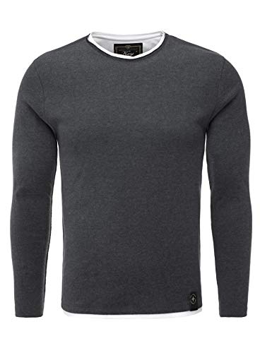 KEY LARGO Herren MSW Sarasota Sweatshirt, Anthra (1101), XL von KEY LARGO