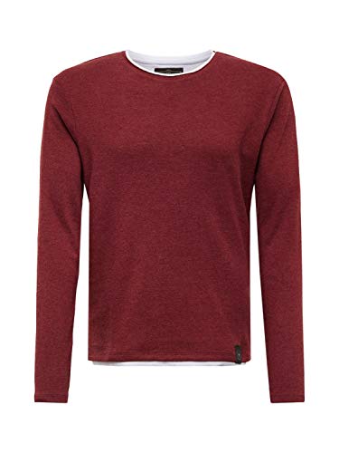 KEY LARGO Herren MSW Sarasota Sweatshirt, Bordeaux red (1303), L von KEY LARGO