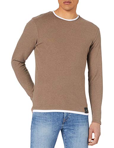 KEY LARGO Herren MSW Sarasota Sweatshirt, Mocca Brown (1606), XL von KEY LARGO