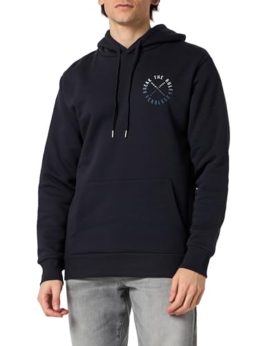 KEY LARGO Herren MSW Stay Loose Hoody Sweatshirt, Navy (1200), M von KEY LARGO