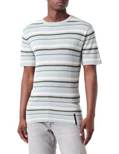 KEY LARGO Herren MT Barrio Round T-Shirt, Faded Moss (1541), XXL von KEY LARGO