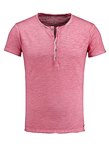 KEY LARGO Herren MT Lemonade T-Shirt, Desert red (1345), S von KEY LARGO