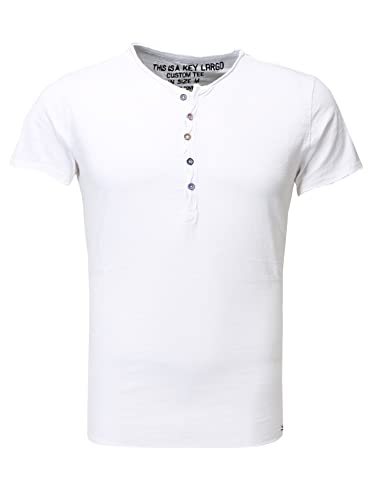 KEY LARGO Herren MT Lemonade T-Shirt, White (1000), XL von KEY LARGO