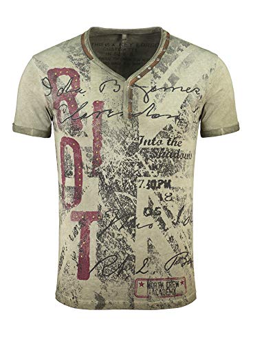 KEY LARGO Herren MT RIOT T-Shirt, mil.Green, M von KEY LARGO