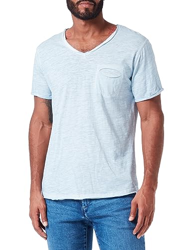 KEY LARGO Herren Mt Soda T Shirt, Sky Blue (1215), L EU von KEY LARGO