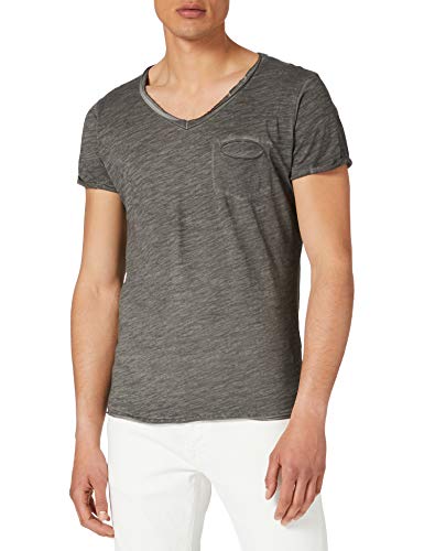 KEY LARGO Herren Soda New V-hals T Shirt, Dark Grey (1102), S EU von KEY LARGO