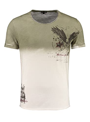 KEY LARGO Herren Melrose Hill Round T-Shirt, Khaki (1505), XL von KEY LARGO