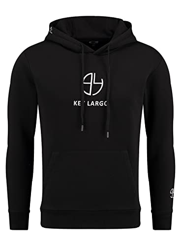 KEY LARGO Herren Member Hoody Sweatshirt, Black (1100), L von KEY LARGO