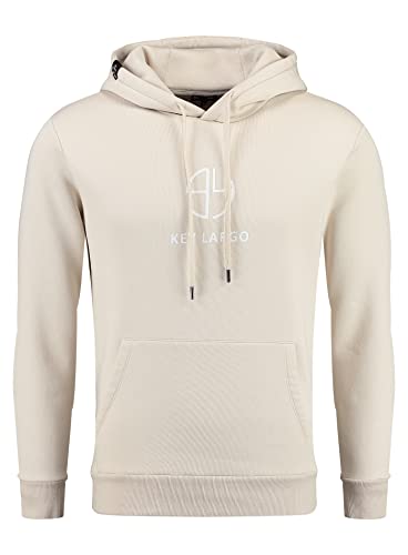 KEY LARGO Herren Member Hoody Sweatshirt, Stone (1002), XXL von KEY LARGO