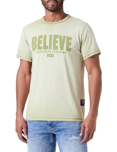 KEY LARGO Herren Mt Create Round T-Shirt, Cactus Green (1506), XXL EU von KEY LARGO