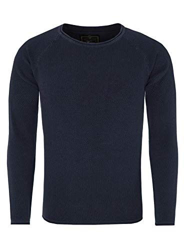 KEY LARGO Herren MST Thomas Pullover, Navy (1200), L von KEY LARGO