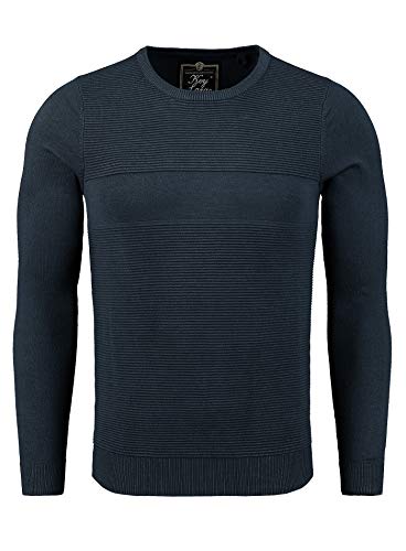 KEY LARGO Herren Robbie Round Pullover, Navy (1200), L von KEY LARGO