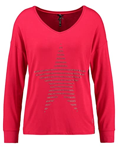 KEY LARGO Herren Star v-Neck T-Shirt, red (1300), M von KEY LARGO