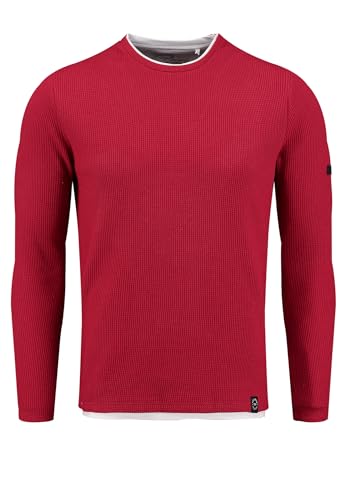 KEY LARGO Herren Stefano Round Sweatshirt, Brick red (1306), M von KEY LARGO