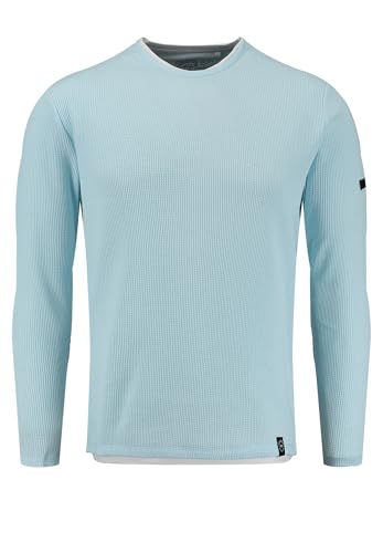KEY LARGO Herren Stefano Round Sweatshirt, Glacier Blue (1236), XXL von KEY LARGO