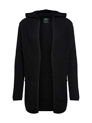 KEY LARGO Herren MST Transformer Strickjacke, Black (1100), S von KEY LARGO