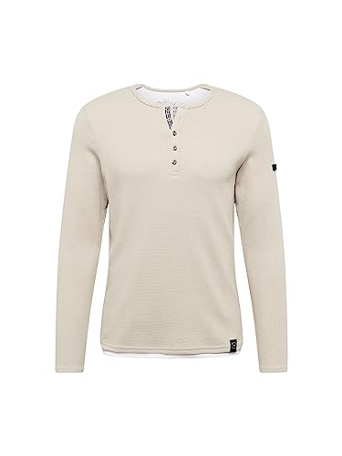 KEY LARGO Herren Sandro Button Pullover, Dove Grey (1123), XL EU von KEY LARGO