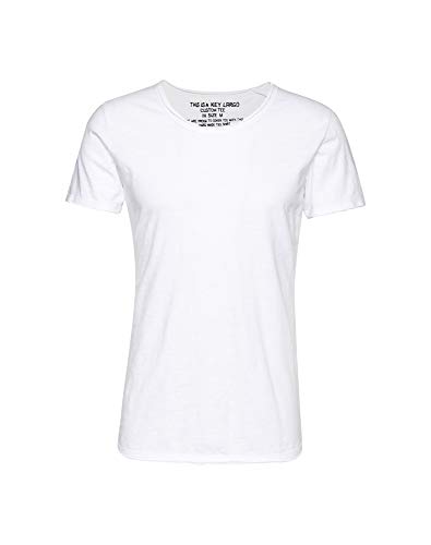 Key Largo Herren Bread New Round T-Shirt, White (1000), S von KEY LARGO