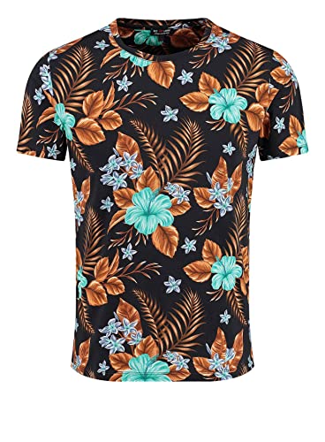 KEY LARGO Herren T-Shirt MT Nizza Round schwarz (15) XL von KEY LARGO